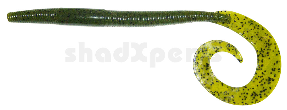 002913011 Big Curl Tail Worm 6" (ca. 13,5 cm) Watermelon Seed
