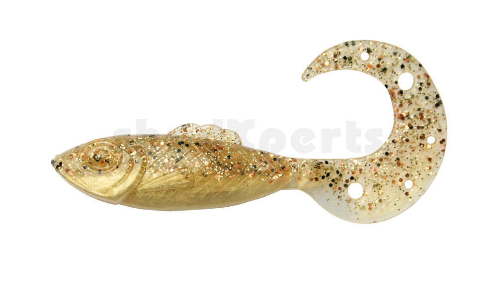 001212B001 Killer Grub 4" (ca. 12,0 cm) goldperl / Desert-Sand