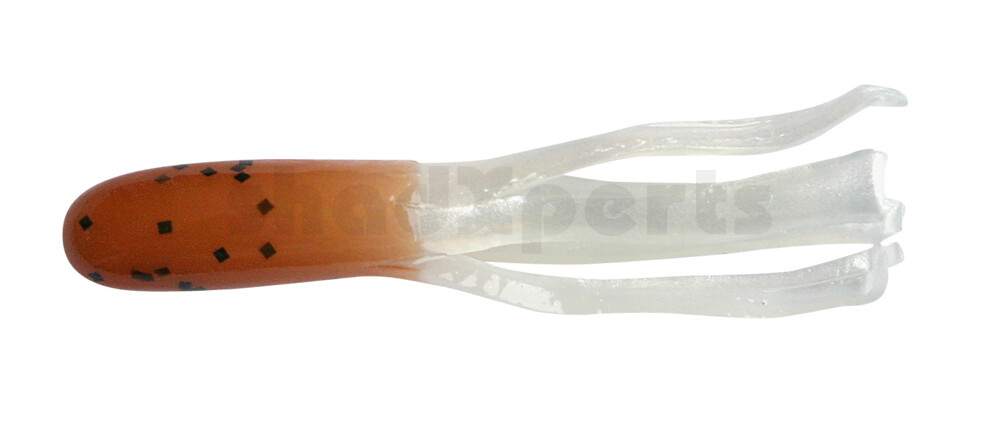 001635042 Baby Tube 1" (ca. 3,5 cm) braun-glitter/weiß