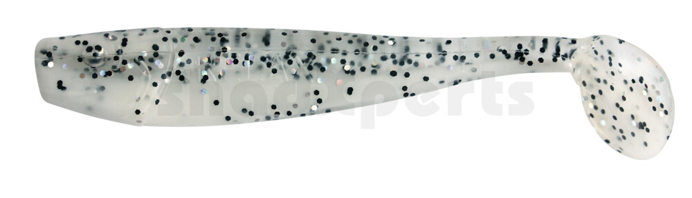 002014B008 King-Shad 5" (ca. 14,0cm) reinweiss / klar salt´n pepper Glitter