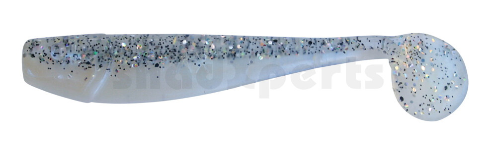 002011B031 King-Shad 4" (ca. 11,0 cm) blauperl / klar salt´n pepper Glitter