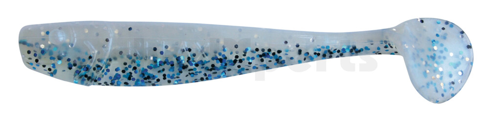 002011B304 King-Shad 4" (ca. 11,0 cm) blauperl-Glitter / oceanblue Glitter