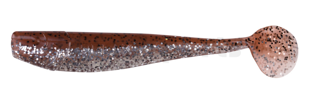 002011B083 King-Shad 4" (ca. 11,0 cm) klar silber Glitter / braun-Glitter