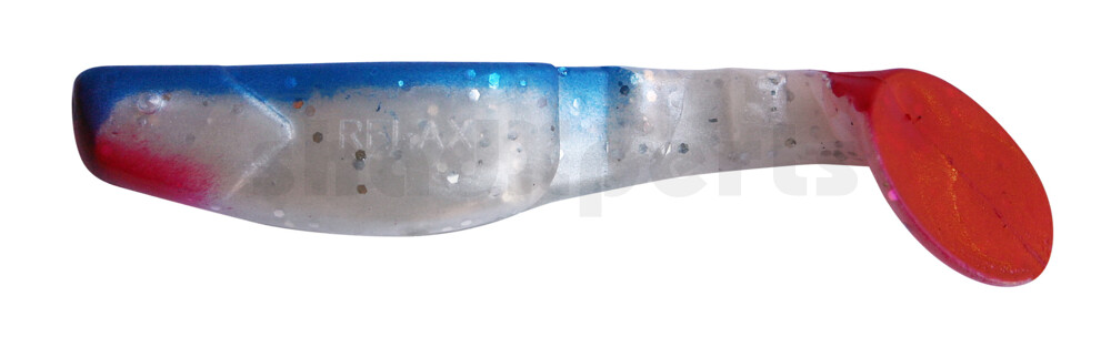 001808035 Terminator 3" (ca. 8,0 cm) perlweiss-Glitter / blau