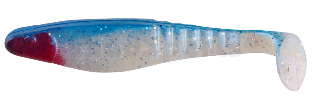 000812047 Shark 4" (ca. 11,0 cm) blauperl-Glitter / blau