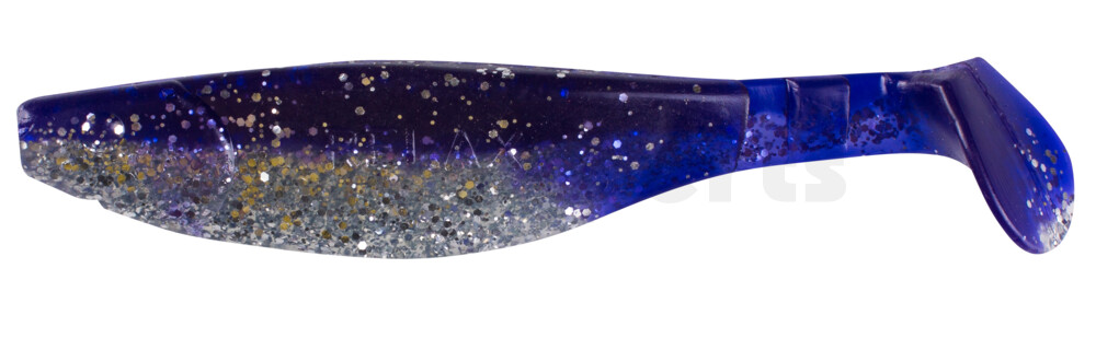 000214B308 Kopyto-River 5" (ca. 13,0 cm) klar silber Glitter / purpur Glitter