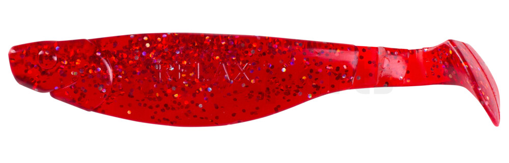 000214075 Kopyto-River 5" (ca. 13,0 cm) rot transparent Glitter
