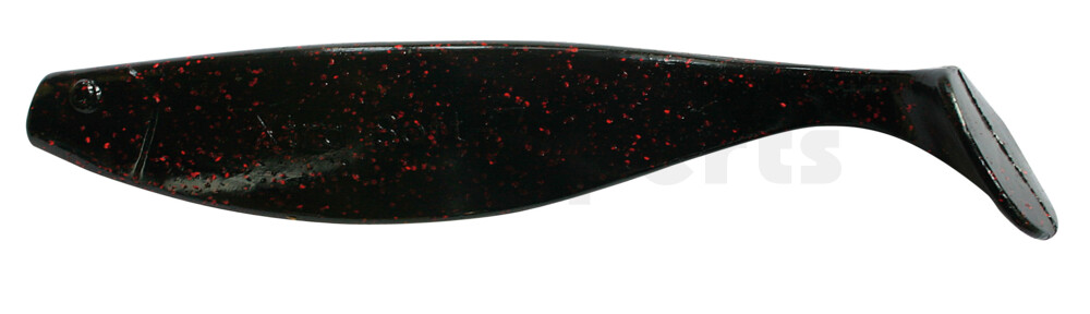 000418204 Xtra-Soft 7" (ca. 18,0 cm) schwarz-rot-Glitter