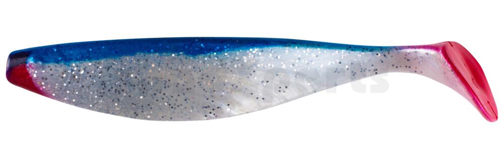 000423035 Xtra-Soft 9" (ca. 23,0 cm) perlweiss-Glitter / blau