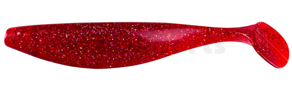 000423075 Xtra-Soft 9" (ca. 23,0 cm) rot transparent Glitter