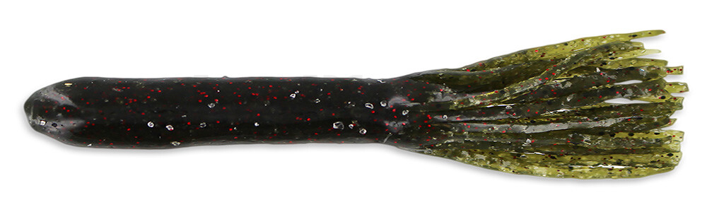 001609009 Tour Flipper Tube 4" (ca. 11 cm) Dark Watermelon Red Flake