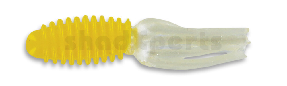 001606007 Slab Tube 1.75"  (ca. 4,5 cm) Yellow/Pearl