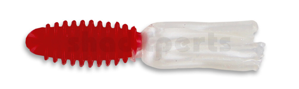 001606010 Slab Tube 1.75"  (ca. 4,5 cm) Red /Pearl