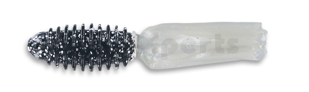 001606026 Slab Tube 1.75"  (ca. 4,5 cm) Silver Glitter/Pearl