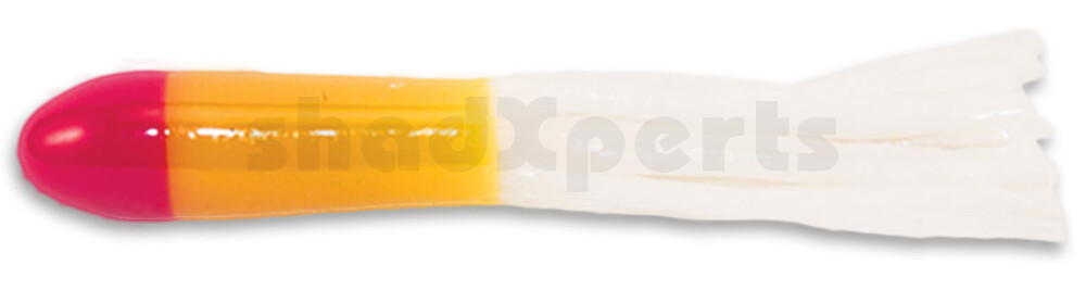 001605016 Crappie Tube 1.75" (ca. 4,5 cm) Red/Yellow/White