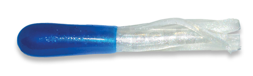 001604012 Crappie Tube 1.5" (ca. 3 cm) Blue/Pearl