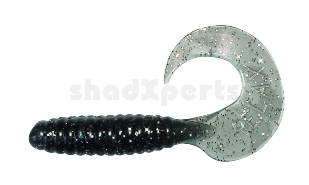 000608049 Twister 4" regulär (ca. 8,0 cm) rauch silber glitter