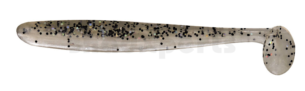 003413B004 Bass Shad 4,5“ (ca. 13 cm) perlweiss / klar salt´n pepper Glitter
