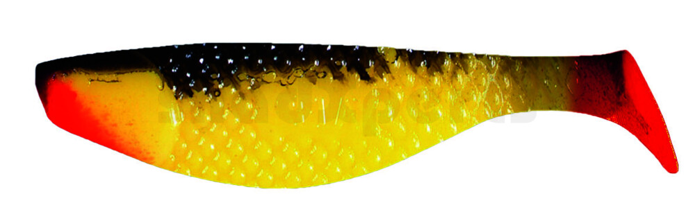 000108061R Aqua 3" (ca. 8,0 cm) gelb / schwarz / red tail