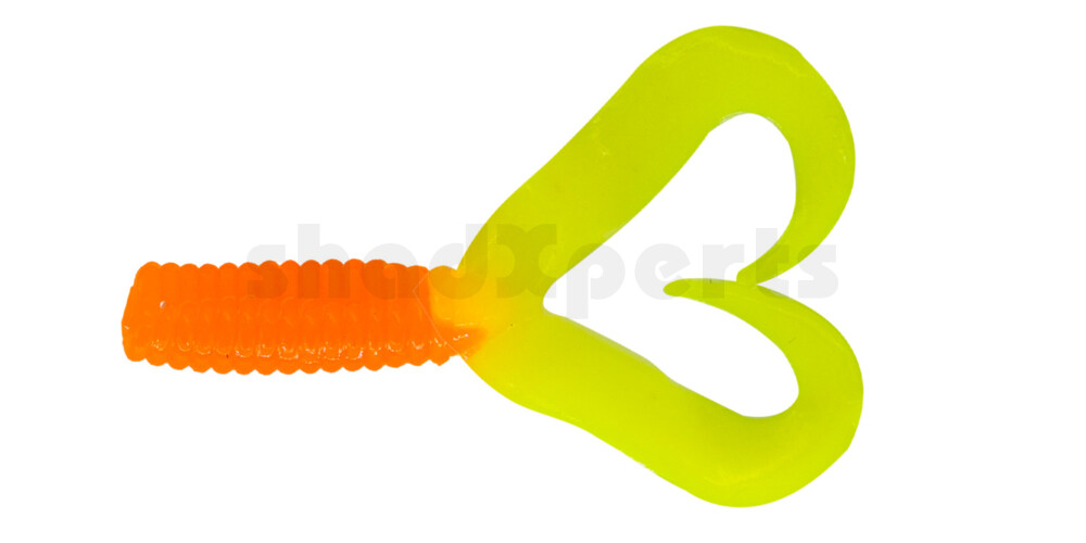 000604DT-403 Twister 3" regulär (ca. 7,0 cm) orange / fluogelb