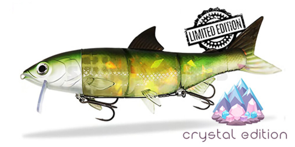 HYRO25FCR RenkyOne - Hybrid Fishing Lure 10" (ca. 25 cm) slow sinking Forrest Crystal