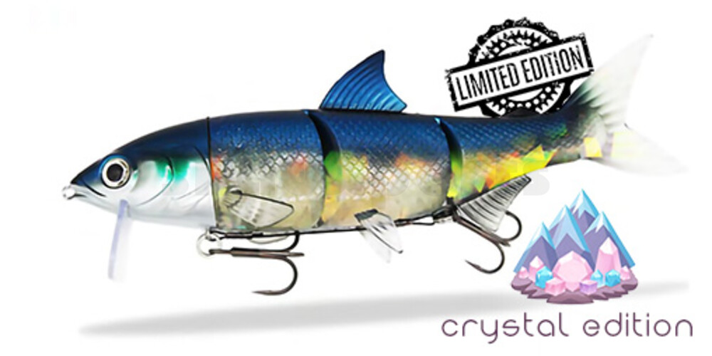 HYRO25BCR RenkyOne - Hybrid Fishing Lure 10" (ca. 25 cm) slow sinking Blue Crystal