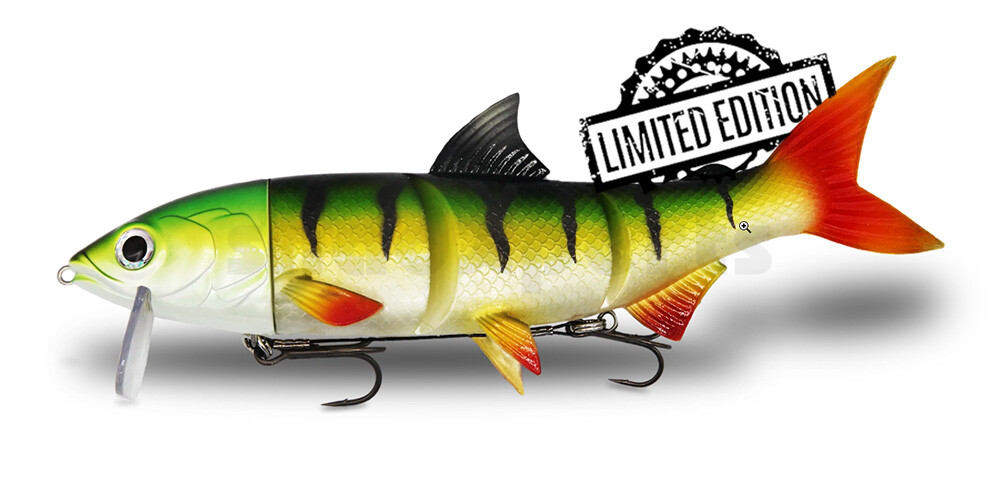 HYRO25PES RenkyOne - Hybrid Fishing Lure 10" (ca. 25 cm) slow sinking Perch Stripez