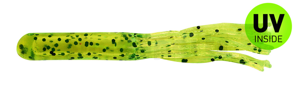 001607018 Medium Tube 2,5" (ca. 6,4 cm) grün-glitter