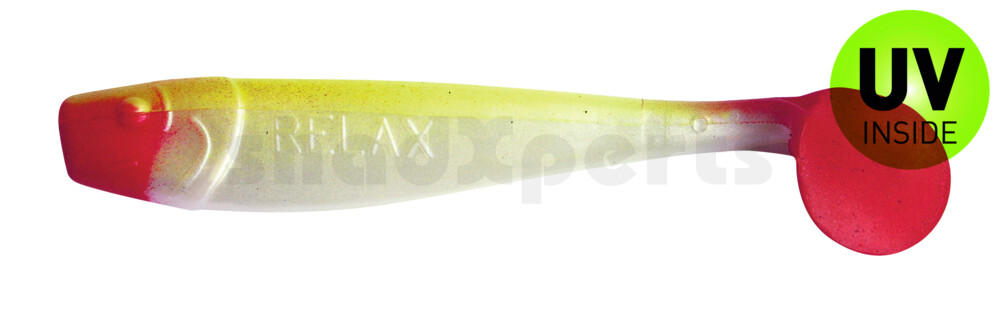 002011012 King-Shad 4" (ca. 11,0 cm) perlweiss / fluogelb