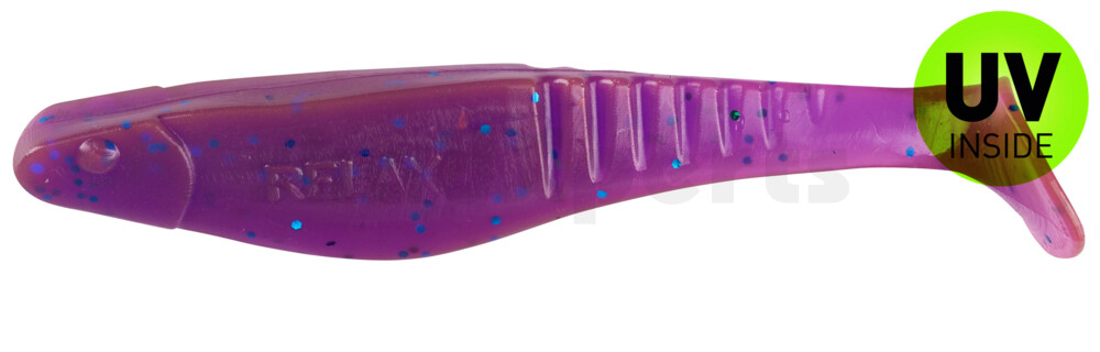 000812175 Shark 4" (ca. 11,0 cm) crawfish-violett-electric blue-Glitter