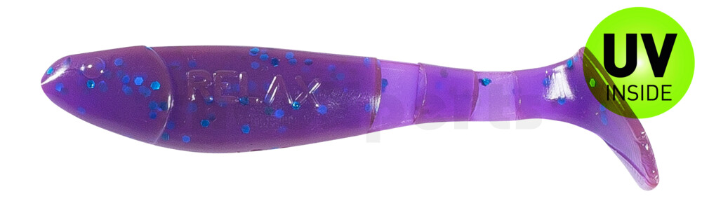FLO207175 Kopyto Classic 2,5" floating crawfish-violett-electric blue-Glitter