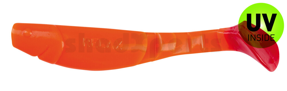 000211071RT Kopyto-Classic 4" (ca. 11,0 cm) orange / red tail