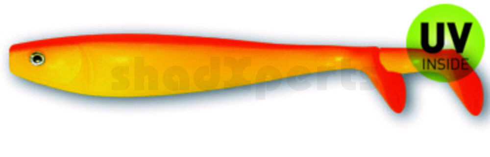005615104 Fury Shad 6" (ca. 15 cm) gelb / orange