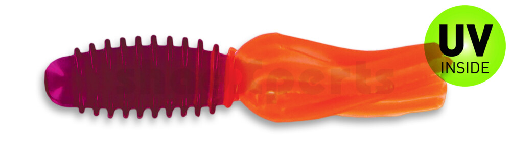 001606003 Slab Tube 1.75"  (ca. 4,5 cm) Purple/Orange