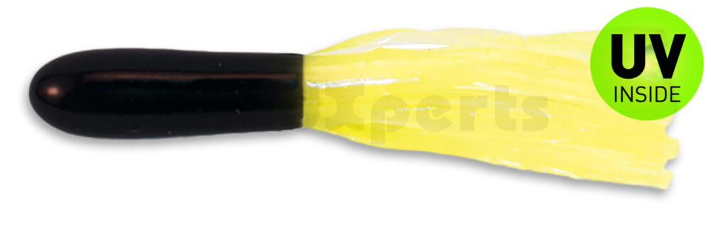 001605001 Crappie Tube 1.75" (ca. 4,5 cm) Black/Chartreuse