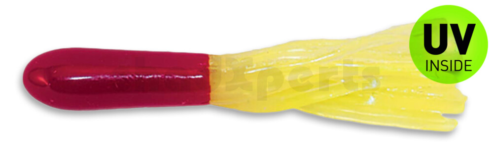 001605002 Crappie Tube 1.75" (ca. 4,5 cm) Red/Chartreuse