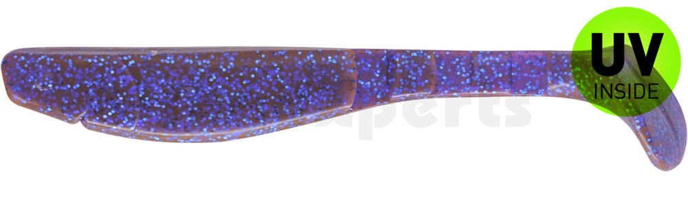 000220175 Kopyto-Classic 8" (ca. 20,0 cm) crawfish-violett-electric blue-Glitter
