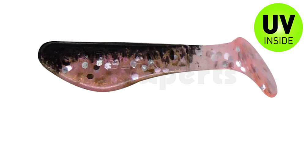 000235331 Kopyto-Classic 1" (ca. 3,5 cm) hot pink-Glitter Perleffekt / schwarz