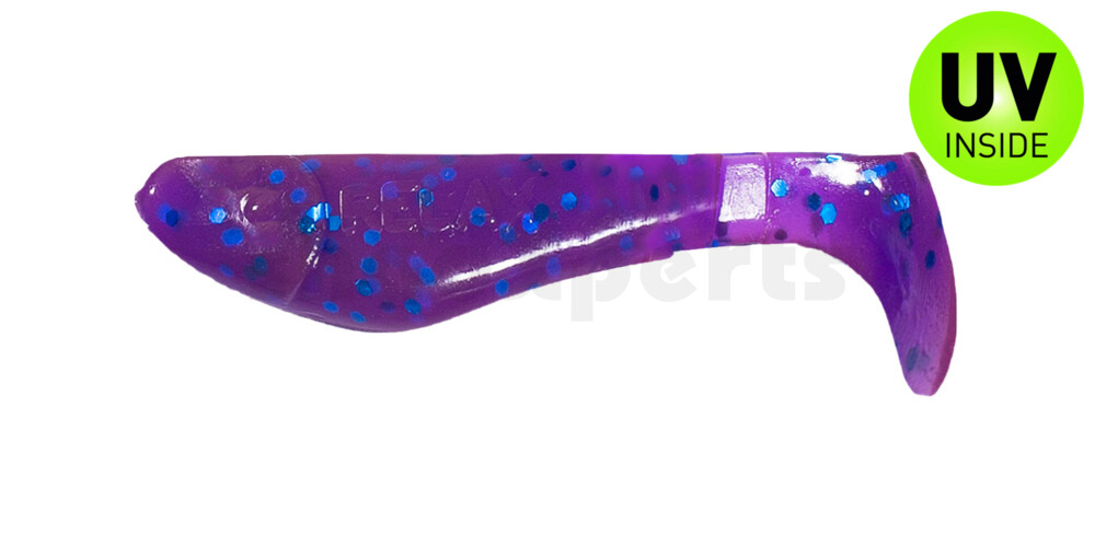 000235175 Kopyto-Classic 1" (ca. 3,5 cm) crawfish-violett-electric blue-Glitter