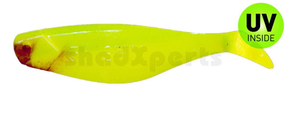 000408058 Shad 3" (ca. 8,0 cm) fluogelb / grün