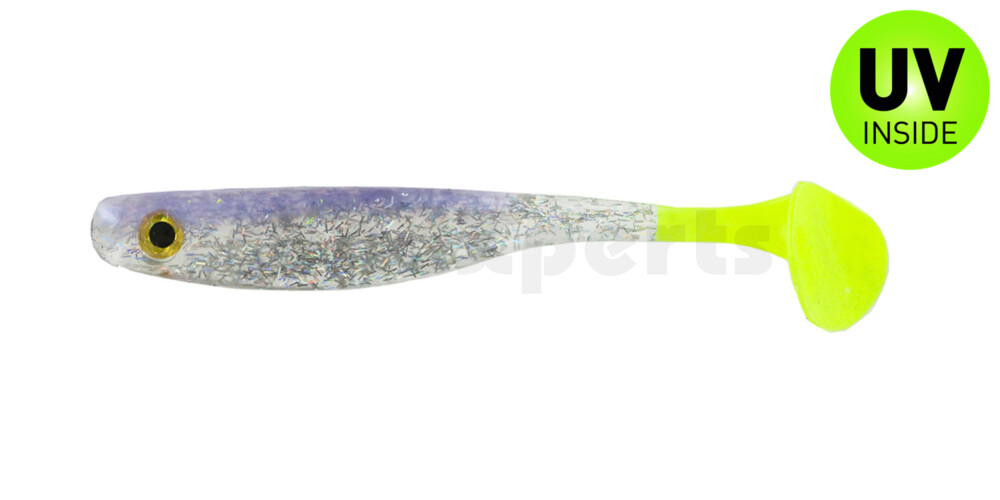 004109025 Suicide Shad 3.5" (ca. 9 cm) opening night / chart tail