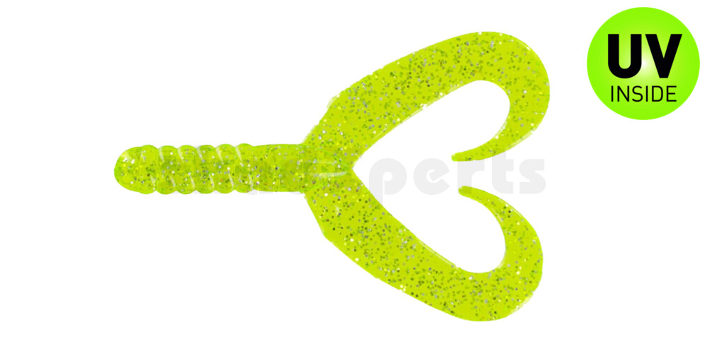 005307018 BBB Double Tail 3" (7,5 cm) Chartreuse Silver