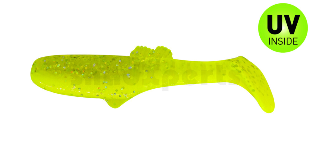 005010B034 Montana 3,5" (ca. 10,5 cm) fluogelb  / grün-Glitter