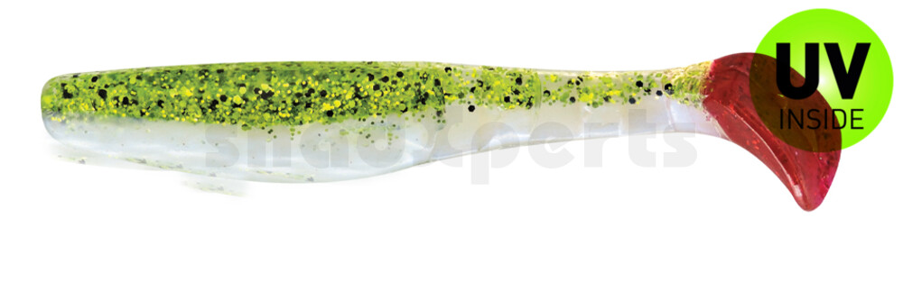 000211B035RT Kopyto-Classic 4" (ca. 11,0 cm) blauperl / Kaulbarsch / red tail